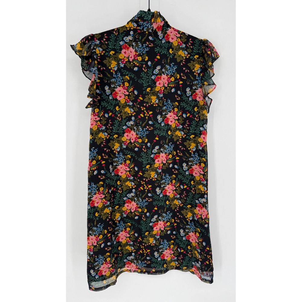 MADEWELL X NO. 6 SILK BEACON DRESS NWT SIZE 0 GARDEN BOUQUET FLORAL SUMMER - Picture 6 of 9